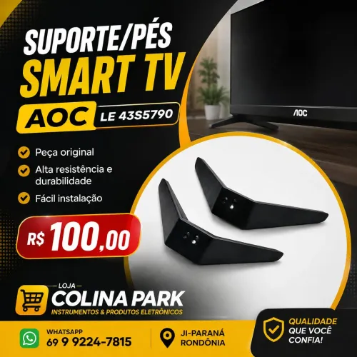 Suporte Pés Smart Tv AOC LE 43S5790