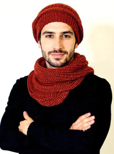 Kit touca e gola