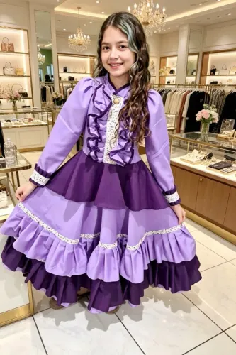 Vestido de prenda tamanho 10