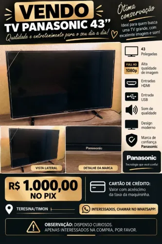 TV 43" Panasonic