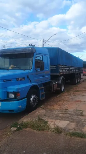 Scania 113 top line com carreta randon 