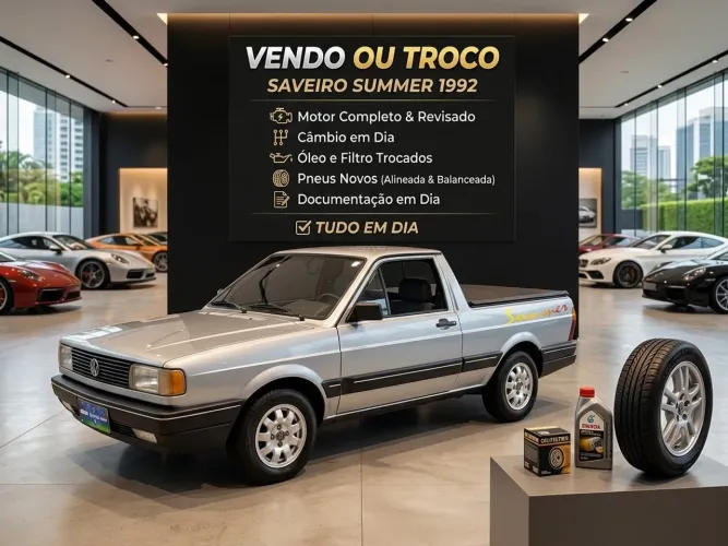 Volkswagen Saveiro CL/ Summer 1.8 MI E 1.8 (álcool) 1992