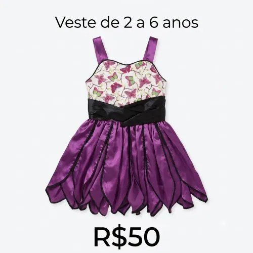 Vestido borboleta