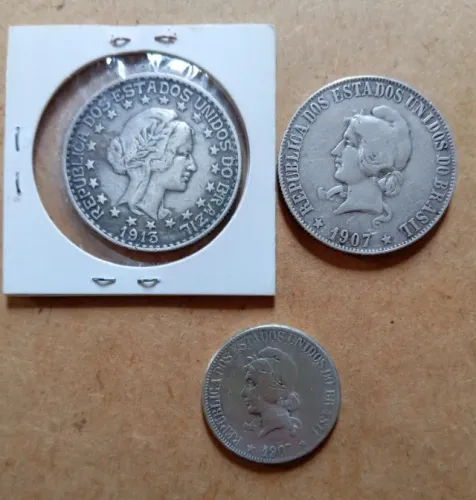 Moedas de prata 900 - 50Gr