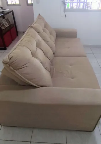 Sofá retrátil e reclinável 3 lugares
