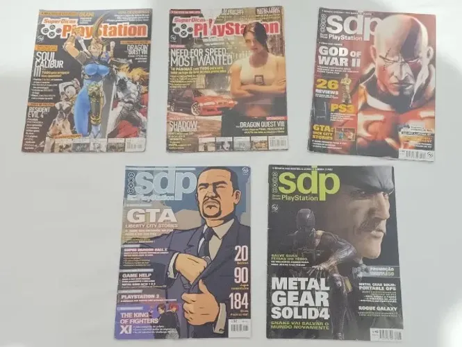 Lote 5 Revistas SDP Super Dicas PlayStation