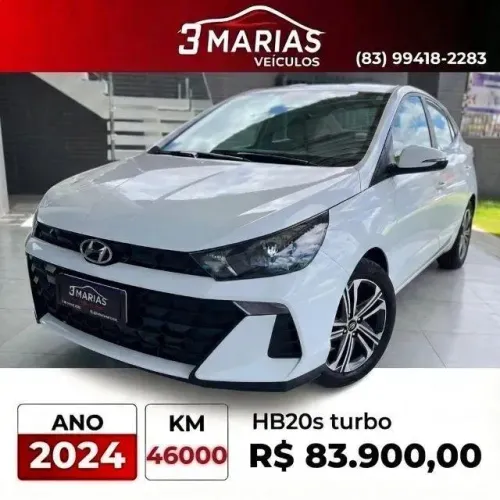 Hyundai HB20S Comfort Plus 1.0 TB Flex 12V AUT 2024