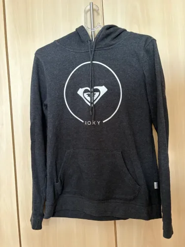 Moletom Roxy Cinza com Capuz