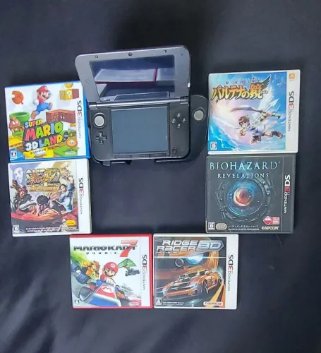 3ds LL + 6 Jogos bloqueado excelente estado