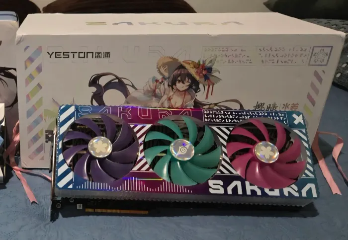 RX 7900 XTX YESTON SAKURA SUGAR 24GB GDDR6 NA CAIXA
