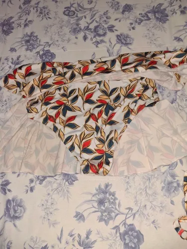 Moda praia Plus Size 52, Biquíni saia