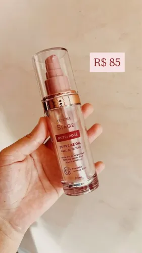 Óleo nutritivo nutri rosé Eudora siage