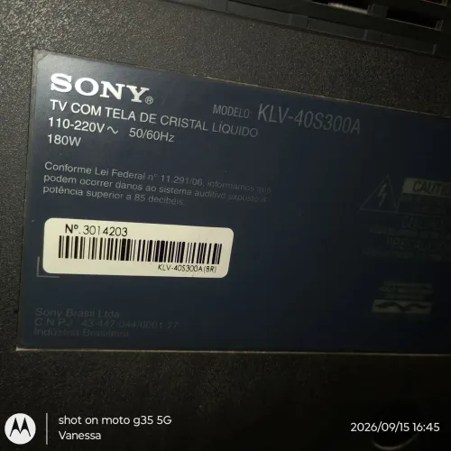 Sony Bravia 40polegadas