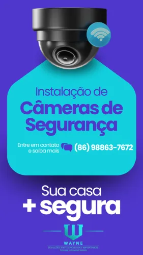 Instalação e Manutenção de sistemas de Câmeras