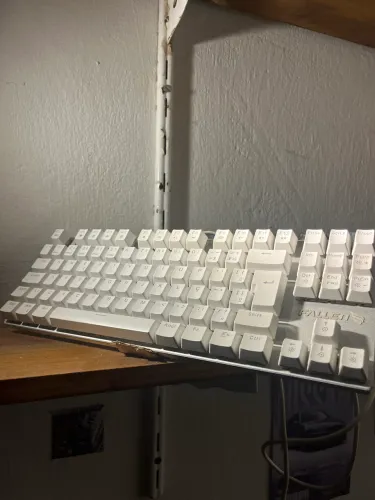 Teclado Mecânico Fallen Ace RGB Branco ABNT2