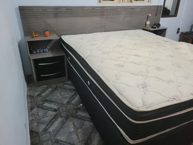 Cama Box colchão e cabeceira