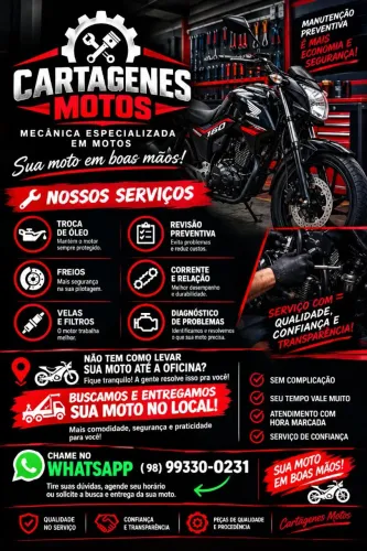 Mecânico de Motos - Revisão, Troca de Óleo e Manutenção | Cartagenes Motos