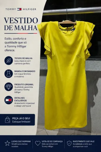 Vestido Tommy Hilfiger original Semi Novo Tam P