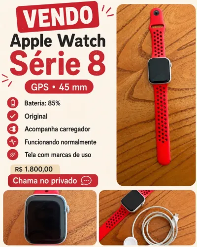 Apple Watch série 8 GPS