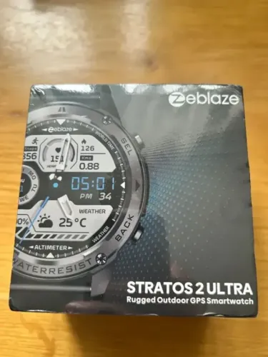 Zeblaze Stratos 2 Ultra GPS Smartwatch - Novo e Lacrado