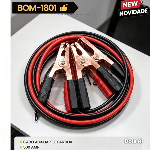 Cabo Auxiliar de Partida Bomder BOM?1801 | 500?A