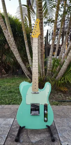  Guitarra Benson Telecaster Hardy Surf Green  