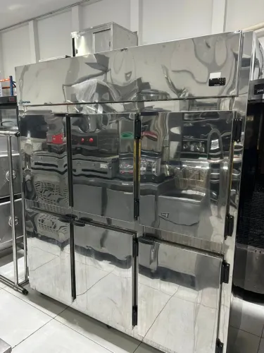Ac Refrigerador geladeira comercial mini câmara 6 portas inox