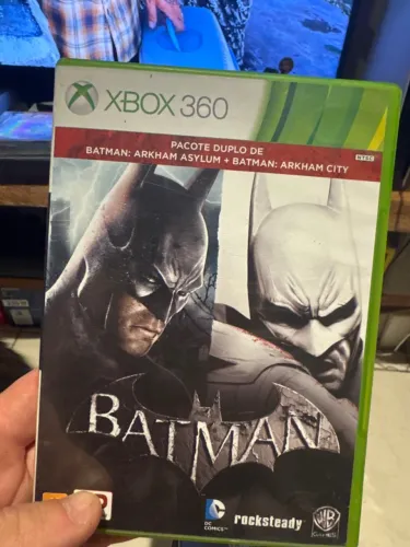 Pacote Duplo Batman: Arkham Asylum + Arkham City - Xbox 360 Original