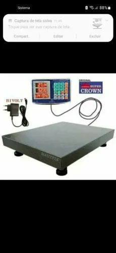 Vendo balança plataforma 700kilos nova na cx