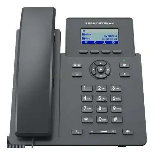 Telefone IP Grandstream GRP2601 2 Linhas LCD com Viva-voz e Conexão Ethernet