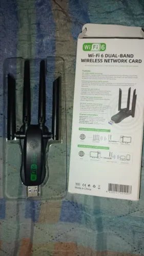 AX900 WiFi Adaptador USB WiFi6 Bluetooth 5.4 Dual Band 2.4G + 5.8Ghz