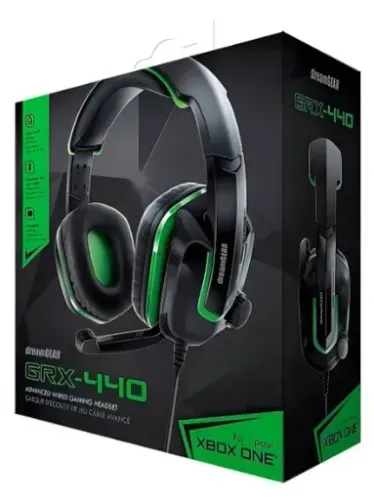 Fone Headset Gamer Dreamgear Grx 440 Preto E Verde Xbox one