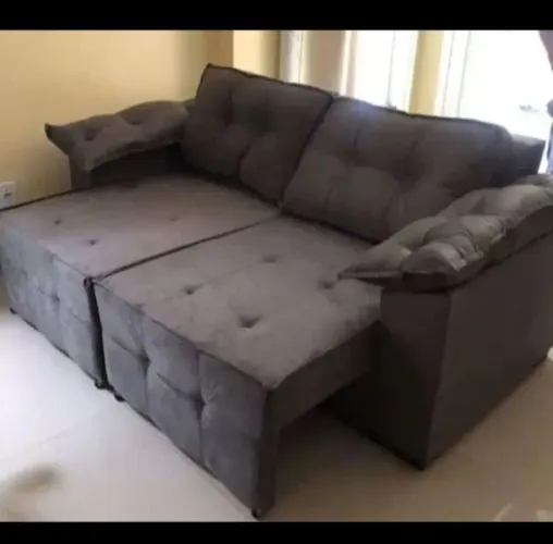 Sofá retrátil 1,90m contato *