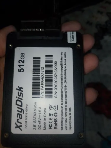 SSD SATA 512gb da xraydisk