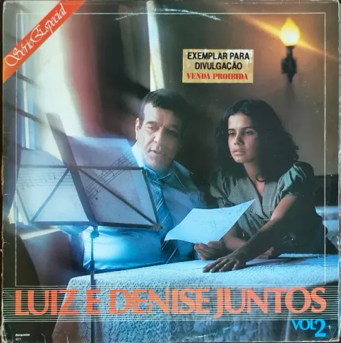 Lp Disco de Vinil Gospel Evangélico Luiz De Carvalho e Denise Juntos - Vol. 2