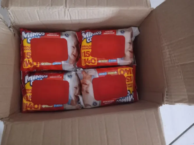 LENÇO UMEDECIDO MY MIMOS CARE 8 PACOTES COM 150 UNIDADES