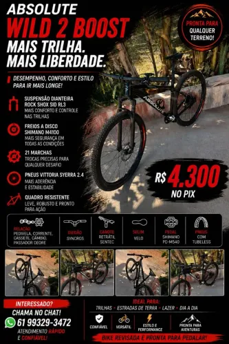 Vendo MTB absolute wild 2 boost