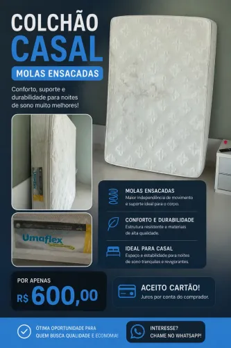 Colchão casal umaflex