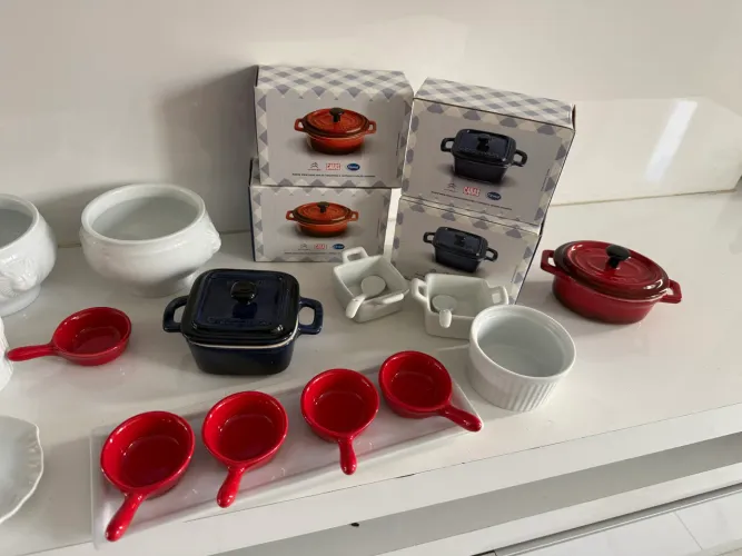 Conjunto de casseroles panelinhas caras
