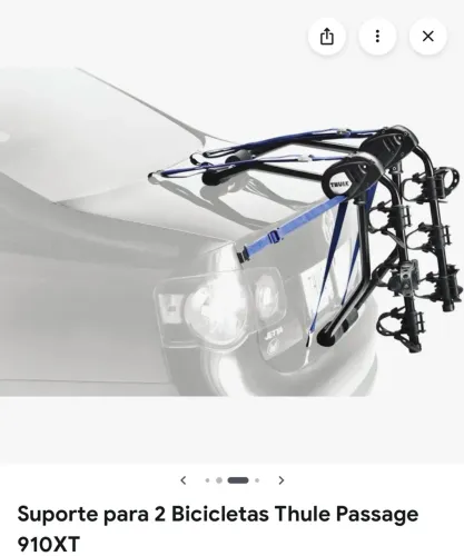 Suporte Thule original para 2 Bike