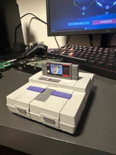 super nintendo mini para decoraçao