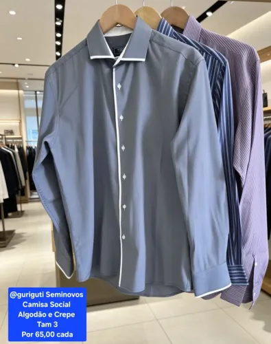 CAMISA SOCIAL 03 POR 