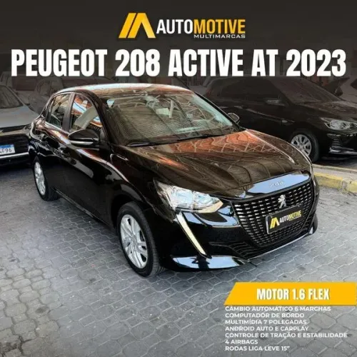 Peugeot 208 Active Pack 1.6 Flex 16V 5P Aut. 2023