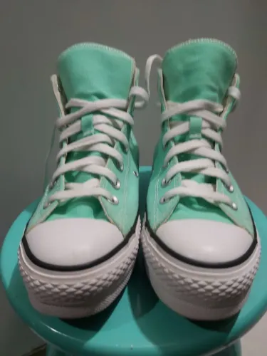 Tênis Converse Chuck Taylor All Star plataforma verde menta 