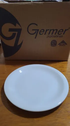 PRATOS PORCELANA GERMER 19CMS = 24 DISPONIVEIS