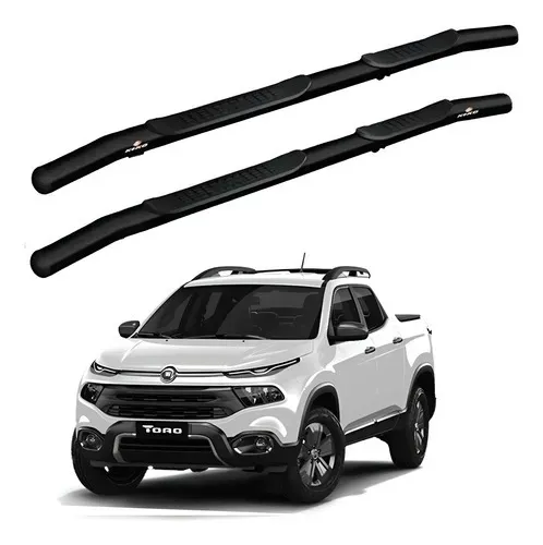 Estribo Lateral Fiat Toro 2016 A 2026 Keko Tubular Preto