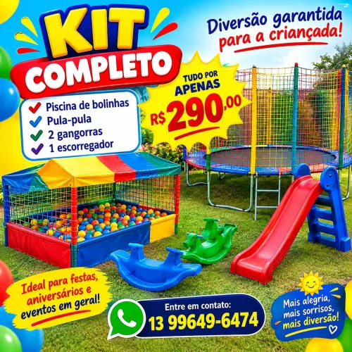 Kit brinquedos completo