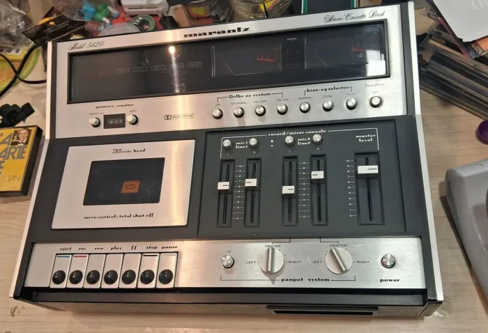 Marantz 5420 gravador de cassete estéreo horizontal clássico