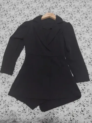Blazer macacão preto