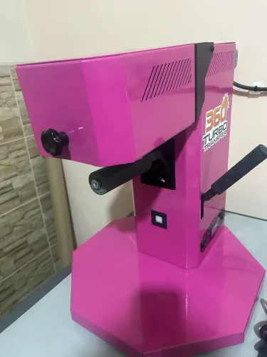 Prensa Térmica Giro 360° - Turbo Tranfer - Rosa